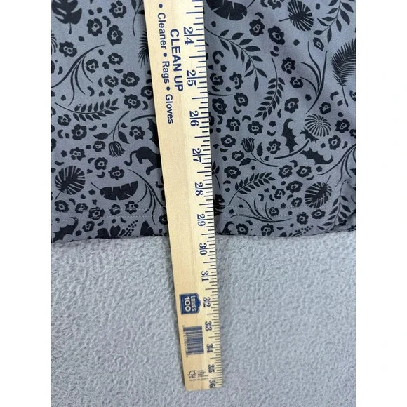 Puma Polo Shirt Mens Large Gray Floral Allover Print Performance Golf Paisley - Picture 5 of 8